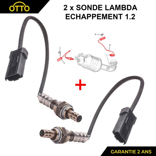 Sonde lambda catalyseur - 2x,