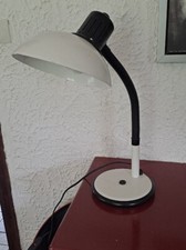 lampe métal articulée Bureau Architecte ALUMINOR Blanche design rétro vintage 70