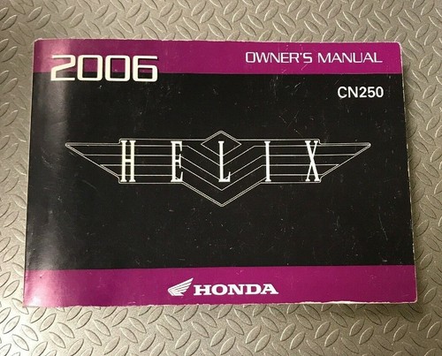 Honda cn250 helix manuel - cn250,