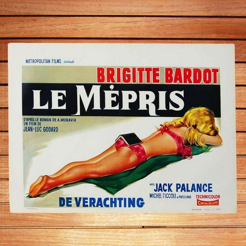 Mépris affiche belge - mépris,