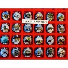 la série de 24 capsules de champagne génériques la mobilité de l ' armée francai