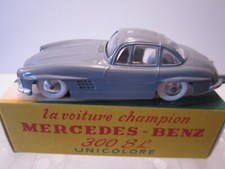 1/43 QUIRALU LOUIS SURBER VOITURE COUPE CABRIOLET MERCEDES-BENZ 300 SL GRISE