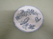 old iron earth plate longwy chickadee 22 cm