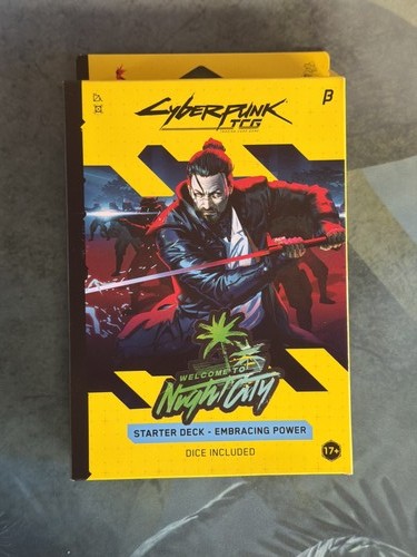 Cyberpunk tcg starter - cyberpunk, deck