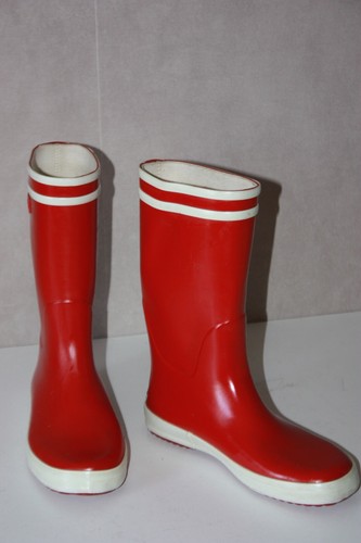 Aigle bottes caoutchouc rouge - aigle,