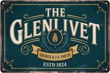Glenlivet Whiskey Sign Vintage