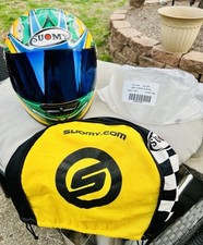 Vintage 2008 Suomy J18 Vandal Full Face Helmet/Size Small/New Visor/UK/Carry Bag