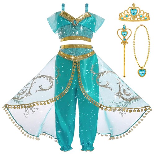 Déguisement princesse jasmine - princesse,