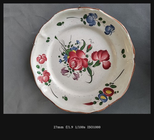 Assiette faïence lunéville - assiette,