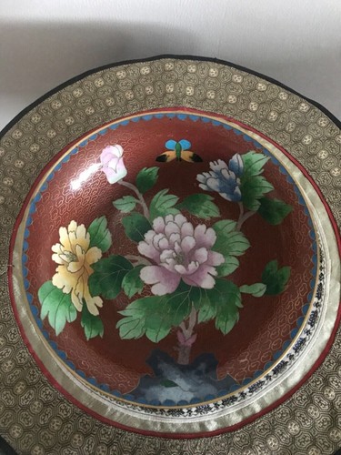 Cloisonne coupe bol vase pot - coupe,