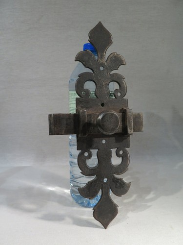 Old large wrought iron - old, lock