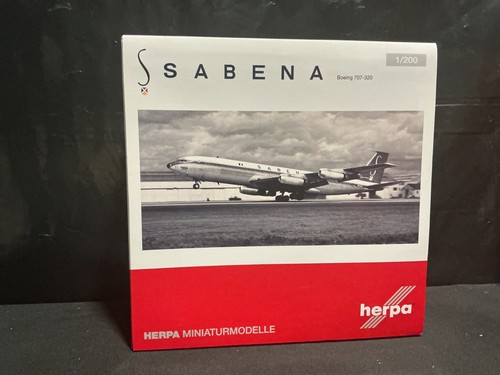 200 herpa sabena boeing - sabena,