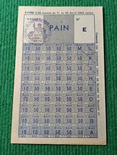 FEUILLE DE TICKETS DE