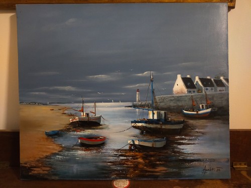 Peinture originale grande - peinture, "la