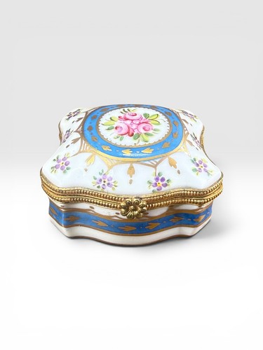 Boîte bijoux porcelaine - boîte,