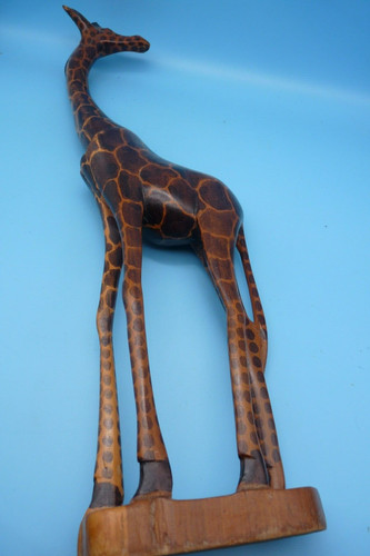 Girafe bois peint ref - girafe,