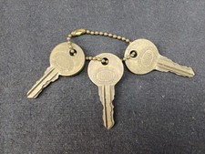 Lot x3 clefs originales SEEBURG jukebox juke-box ancien vintage  USA