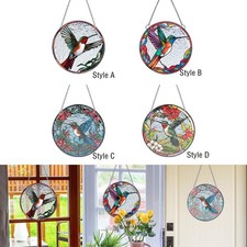 Vitrail suspendu en acrylique