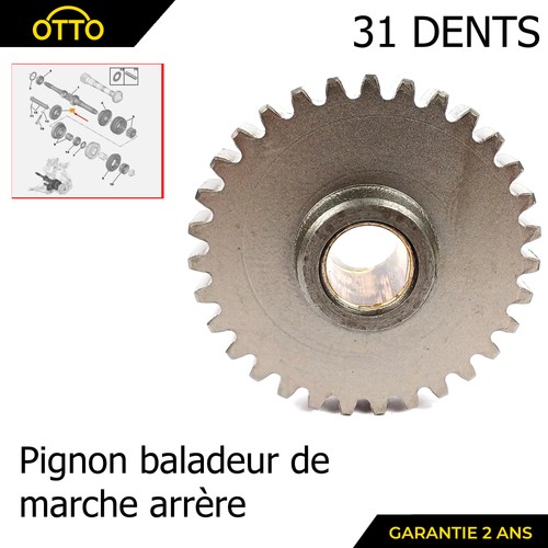 Pignon intermédiaire marche