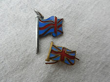 2 breloques militaires drapeau anglais libération