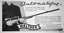 PUBLICITÉ 1937 WALTHER