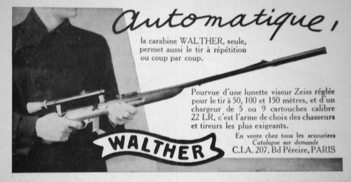 Publicité 1937 walther - publicitÉ,