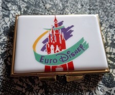 Rare Eurodisney Disneyland Paris Euro Disney Pocket Mirror 