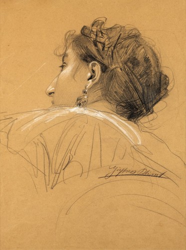 061 gustav klimt portrait - 061,