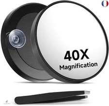 Miroir grossissant 40x avec