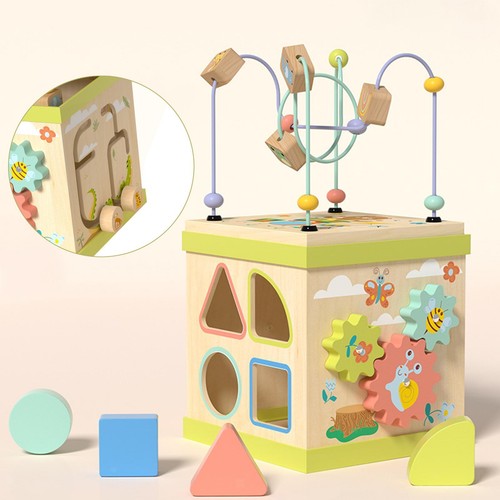 Cube activités bois - cube, d'activités