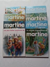martine  Lot de 8 Livres