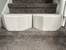 Klipsch RS35WH 125 Watt 8 Ohm Speakers Rare White RS-35 PAIR RS35 Theater Sound