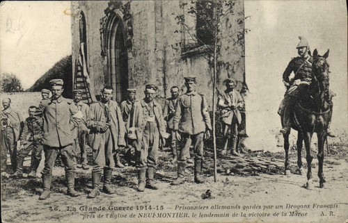Prisonniers allemands gardés