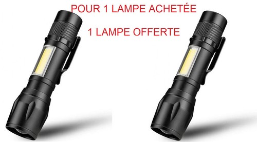 Lampe torche rechargeable avec - rechargeable,