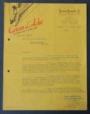 Invoice 1946 PARIS CARAN D ACHE SERVET LE CRAYON illustrated header 49