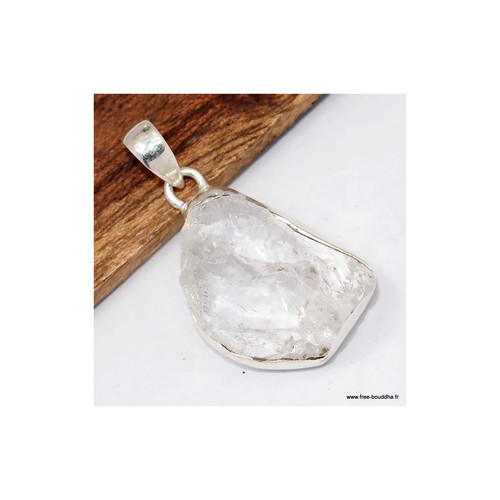 Quartz lémurien brut clair