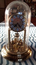 Ancienne pendule 400 jours HALER à réparer de 26 cm  de haut 