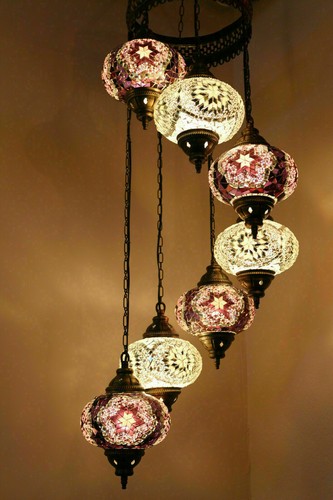Lustre plafonnier suspendu - , en