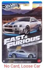 Hot Wheels 2024 Fast & Furious Nissan Skyline GTR R34 Silver Series Loose