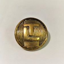 BOUTON TED LAPIDUS DORÉ 20MM