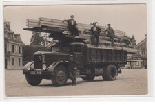 L'AIGLE (LAIGLE): photo card of a truck carrying wooden beams and