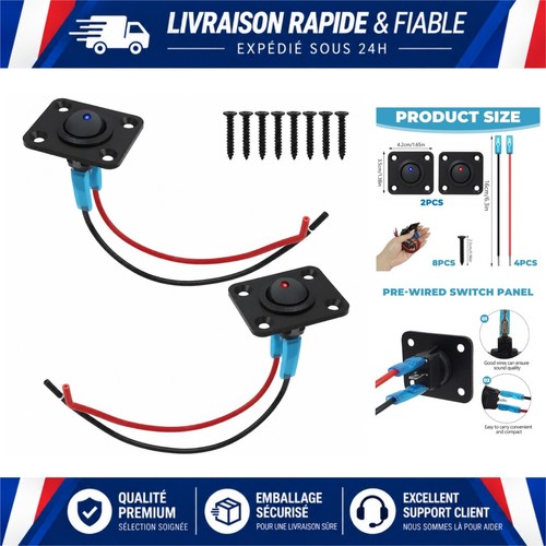 Interrupteur bascule 12v - à,