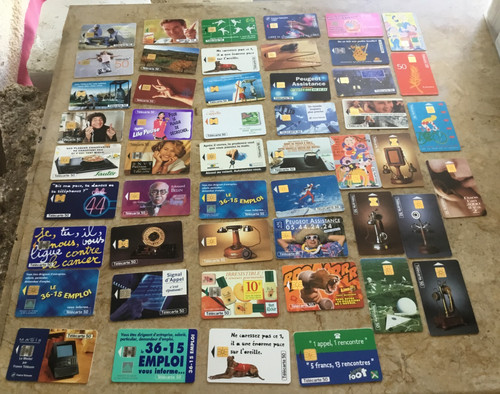 Lot télécartes cartes - lot,