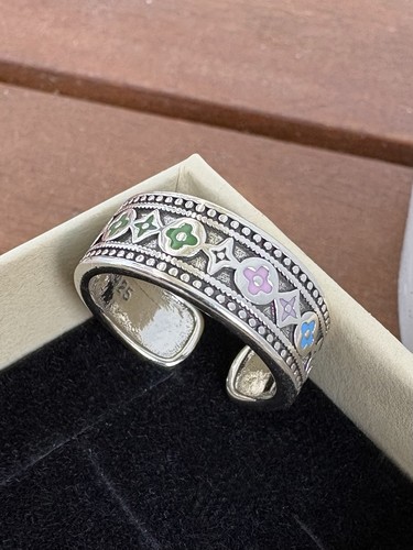 Chevalière bague trèfles - /,