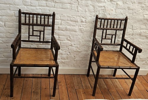 Fauteuils bois imitation - fauteuils,