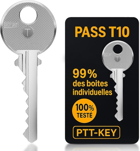 Clé passe ptt t10 boîte - passe,