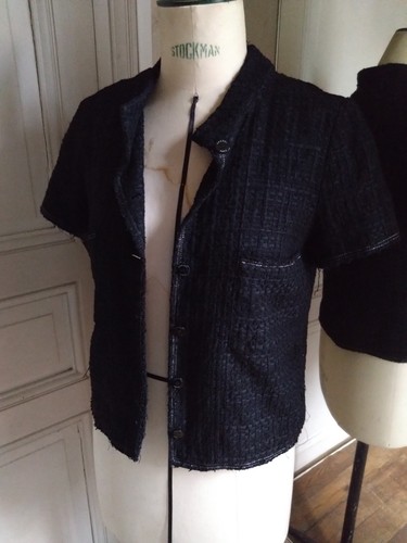Veste blazer chanel noir - blazer,