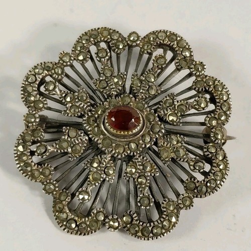 Broche art déco argent - déco.,