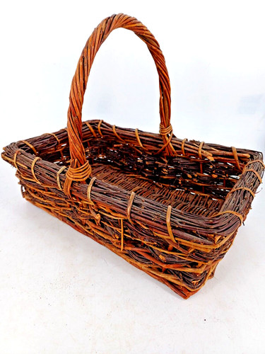 Ancien panier osier - panier, marche