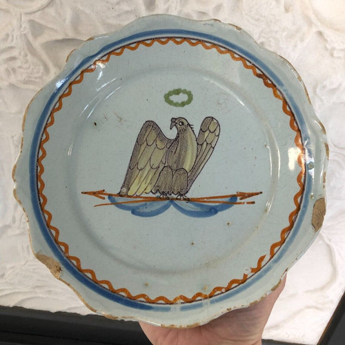 Ancienne assiette faïence - assiette,